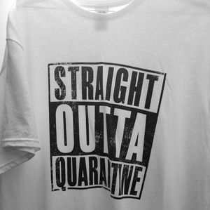 Mens 2X White T-shirt